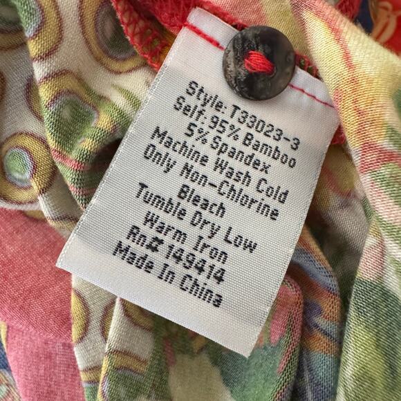 JOHNNY WAS Rapsodia Maxi Henley Dress Size Small - Picture 9 of 9